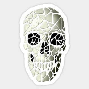 Mosaic Skull Sticker